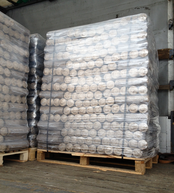 Dřevěné brikety - paleta