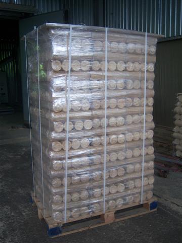 Dřevěné brikety - paleta