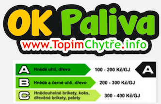 OK Paliva - prodejci pevných paliv energetické třídy A,B,C